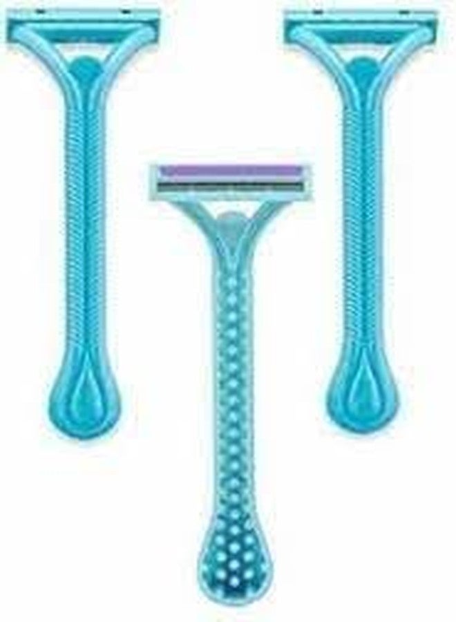 LANELLIE || Women's Disposable Shaving Razor for Hair Removal & Disposable for Body for Women and Men With Nourishing White Stripe - Image 2
